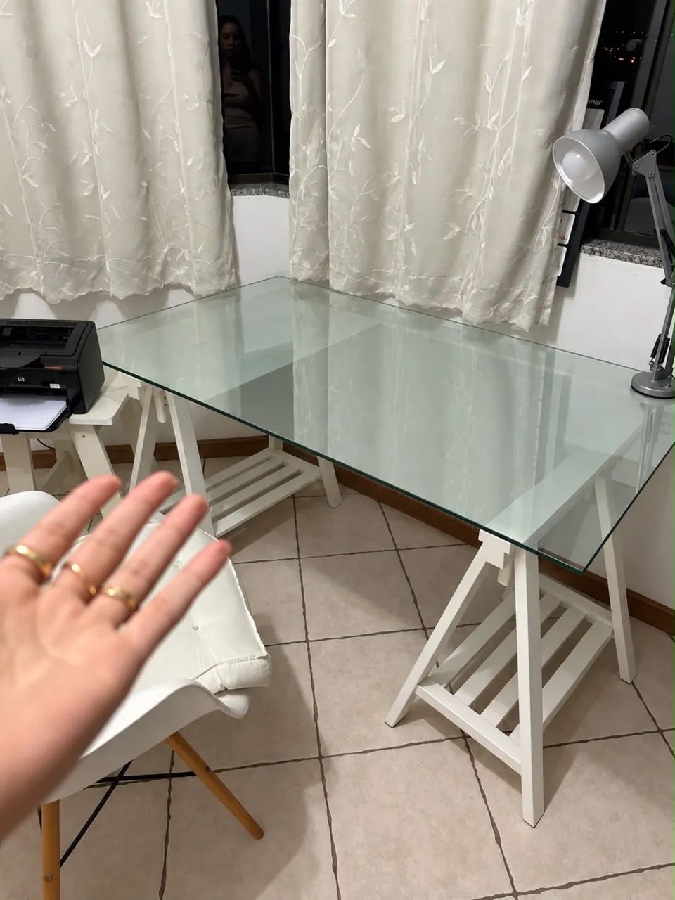 Tampo de vidro 