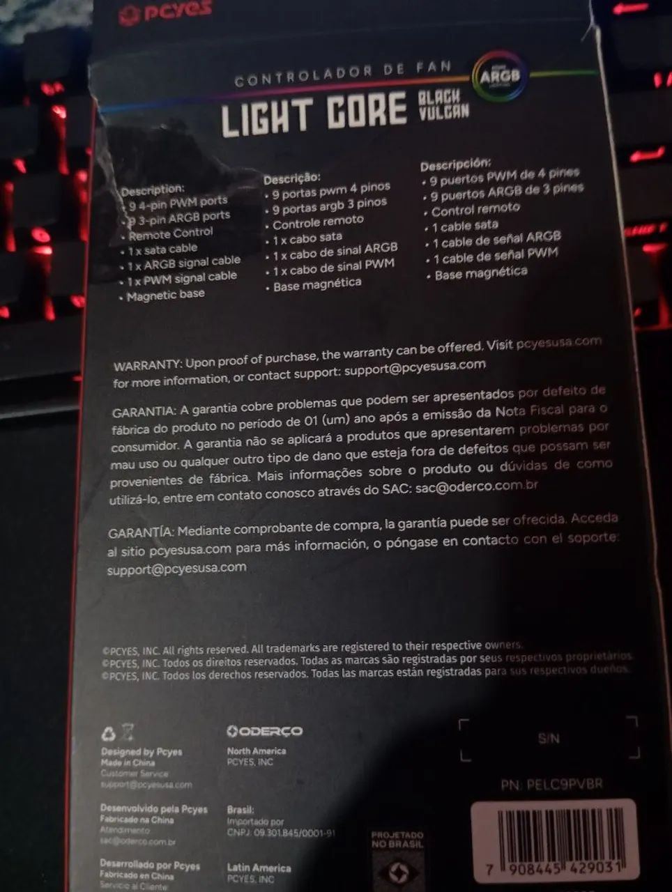 Controladora Argb Light Core Pcyes - Foto 5