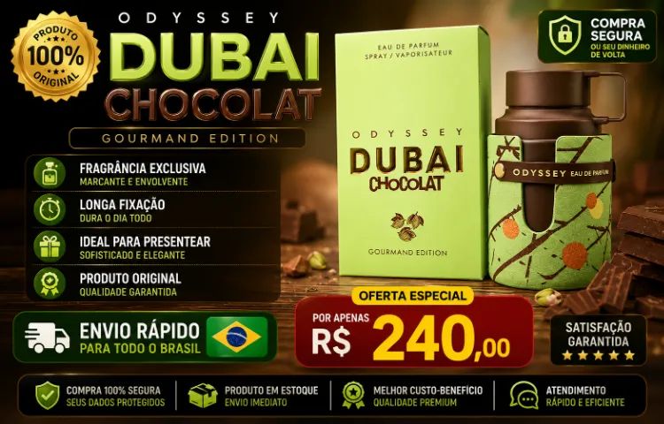 PERFUME ÁRABE DUBAI CHOCOLAT