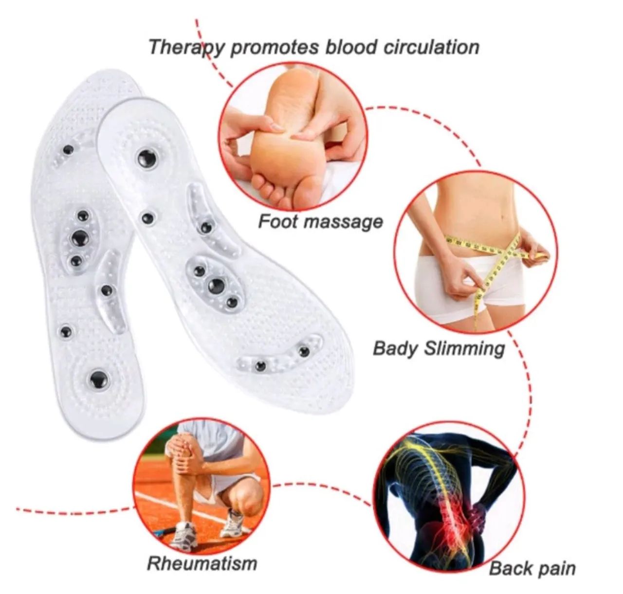 Palmilha de Silicone Magnética - Conforto e Bem-Estar - Foto 2