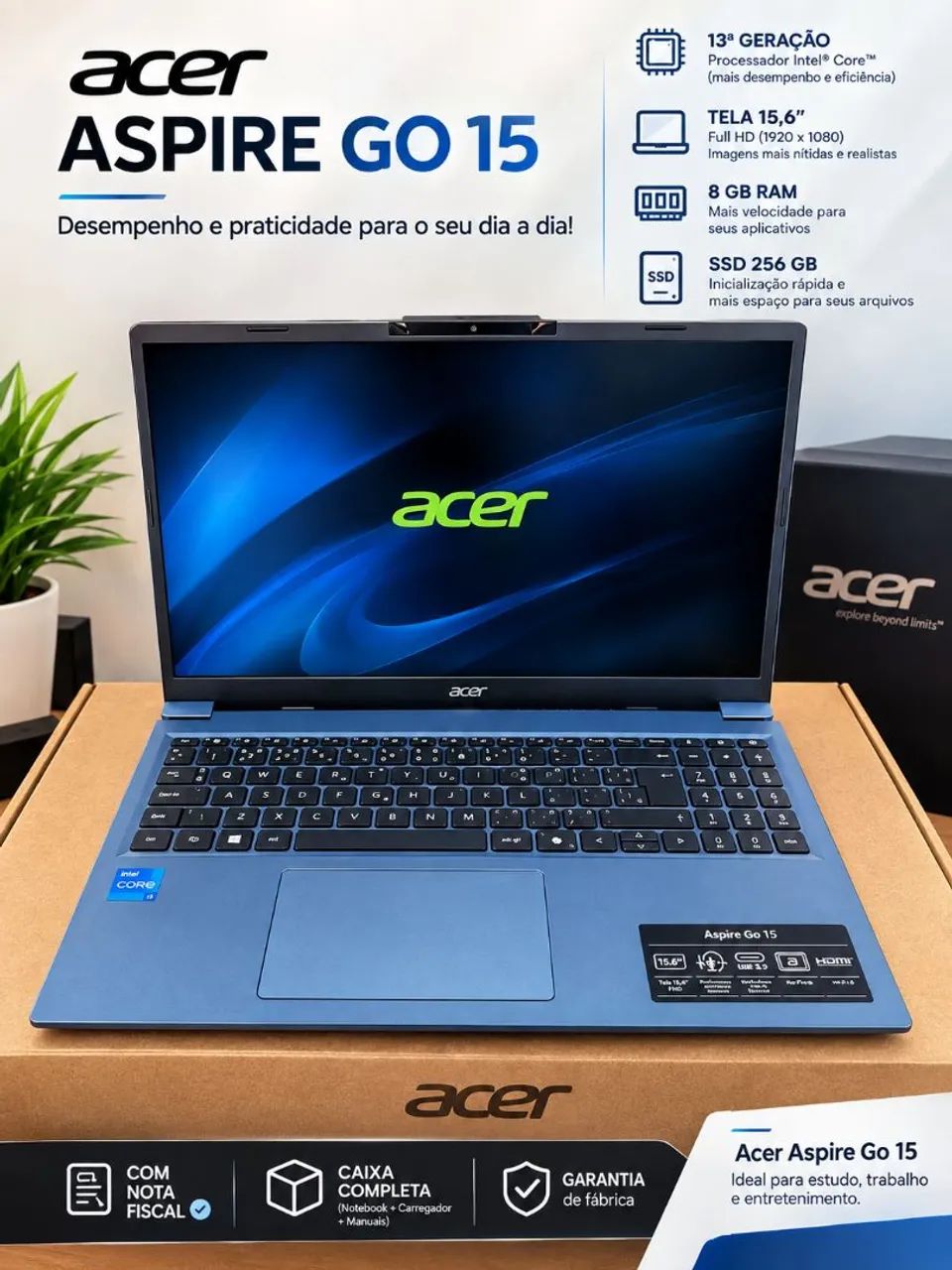 Notebook Acer Go 15 i5 13hr + garantia  - Foto 2