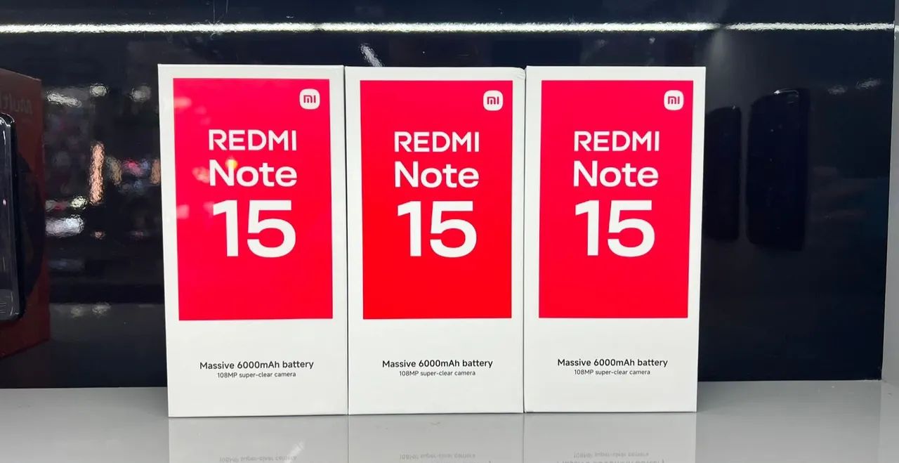 Redmi Note 15 256GB 8GB RAM - Novo e Lacrado