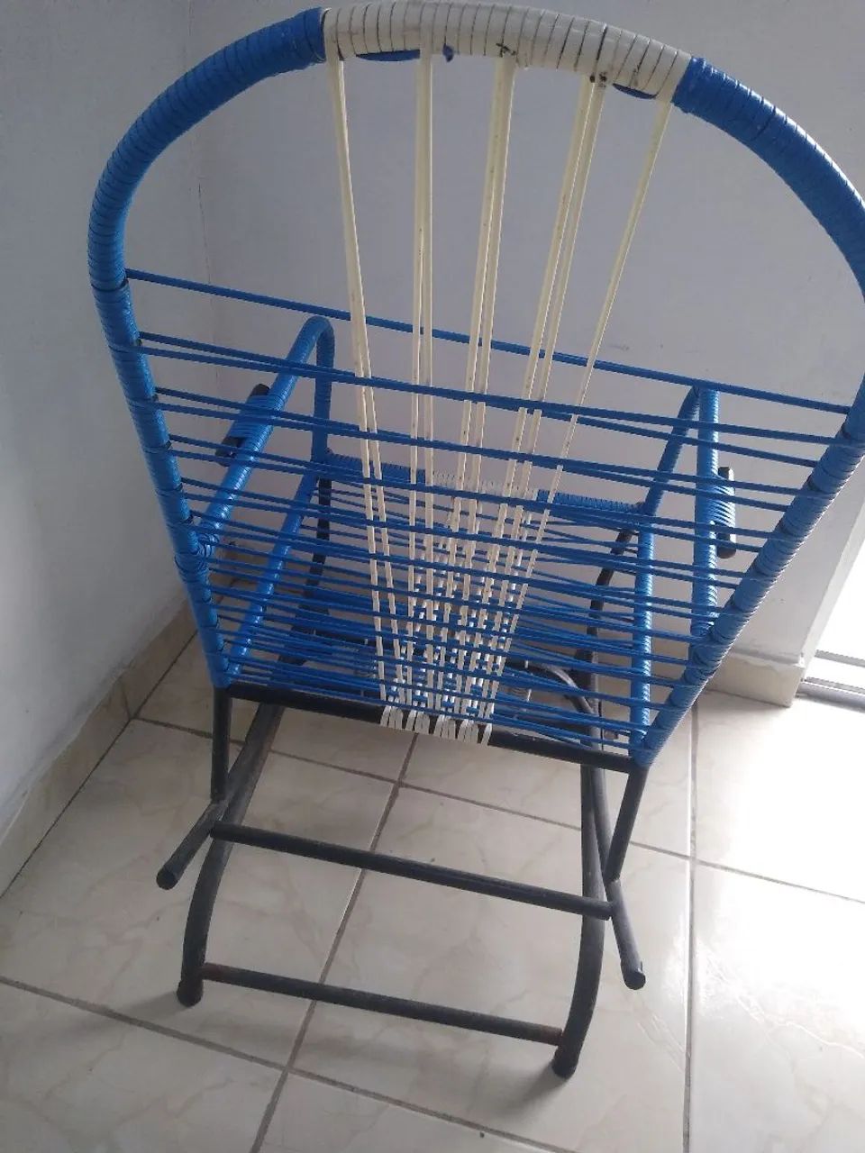 Cadeira de balanço de fio de plástico  - Foto 2