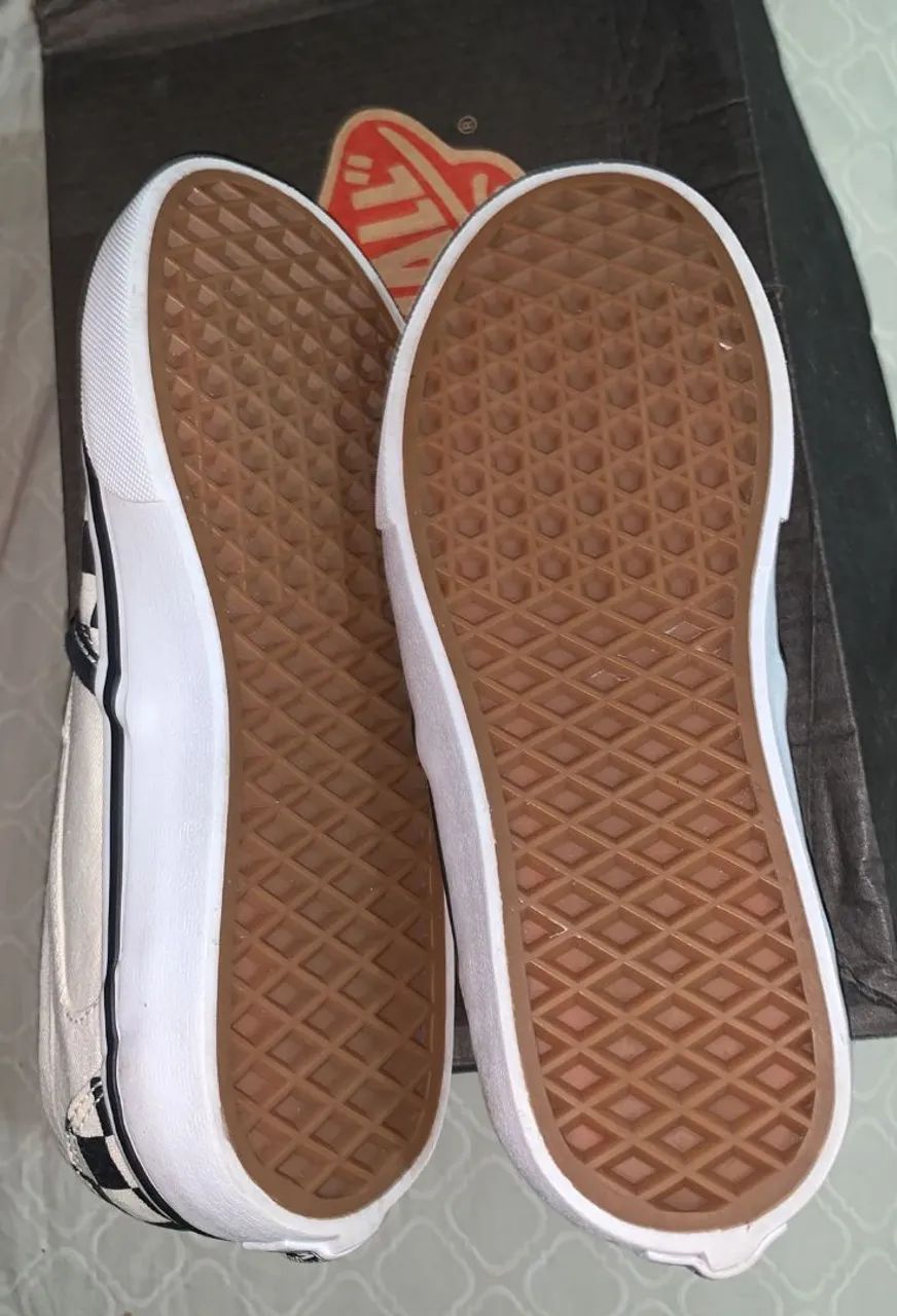 Tenis Vans modelo xadrez unissex 35/36 - Foto 2