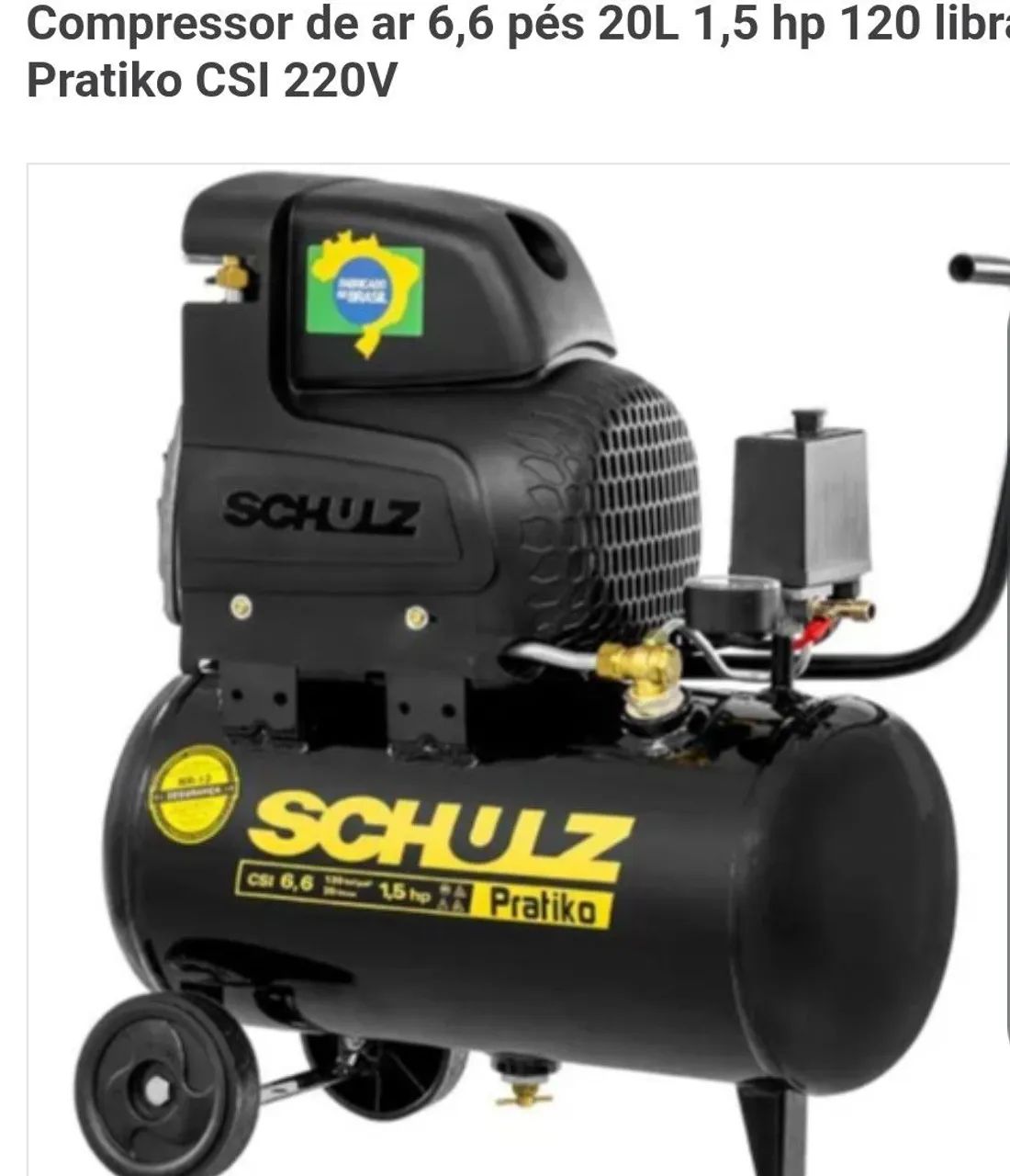 Vendo compressor de ar valor baixo