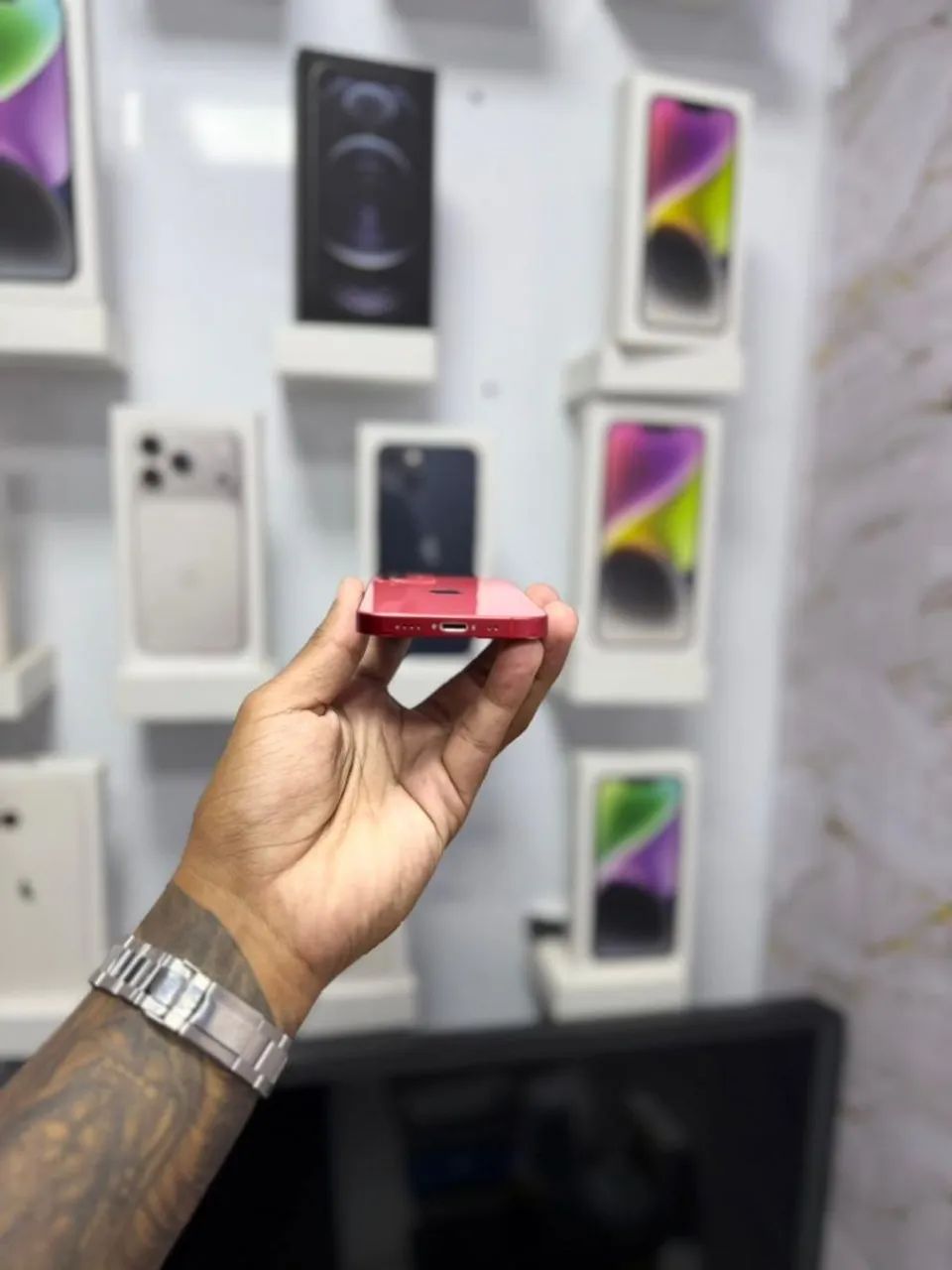 IPHONE 12 MINI 128GB<br>SEM FACE ID<br>R$ 1.199,00 - Foto 4