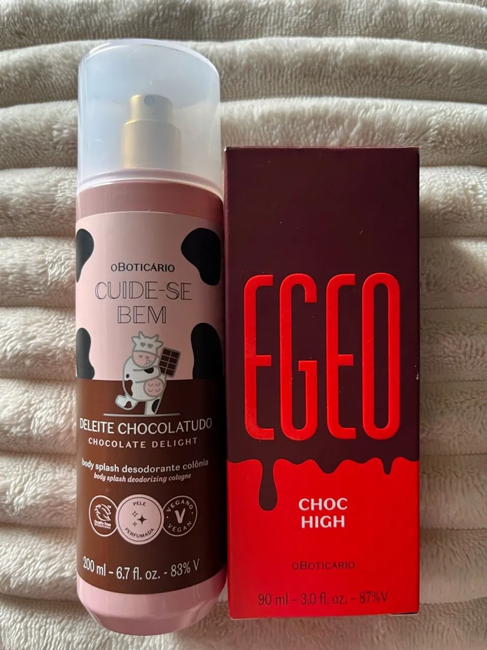 Kit body splash + perfume Egeo