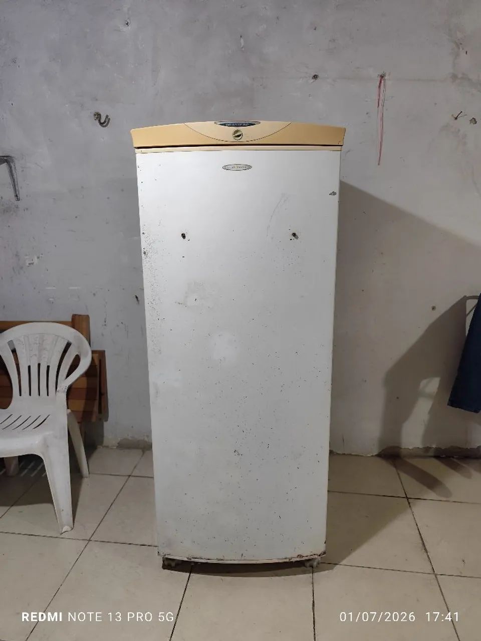 Geladeira Brastemp com regulagem
