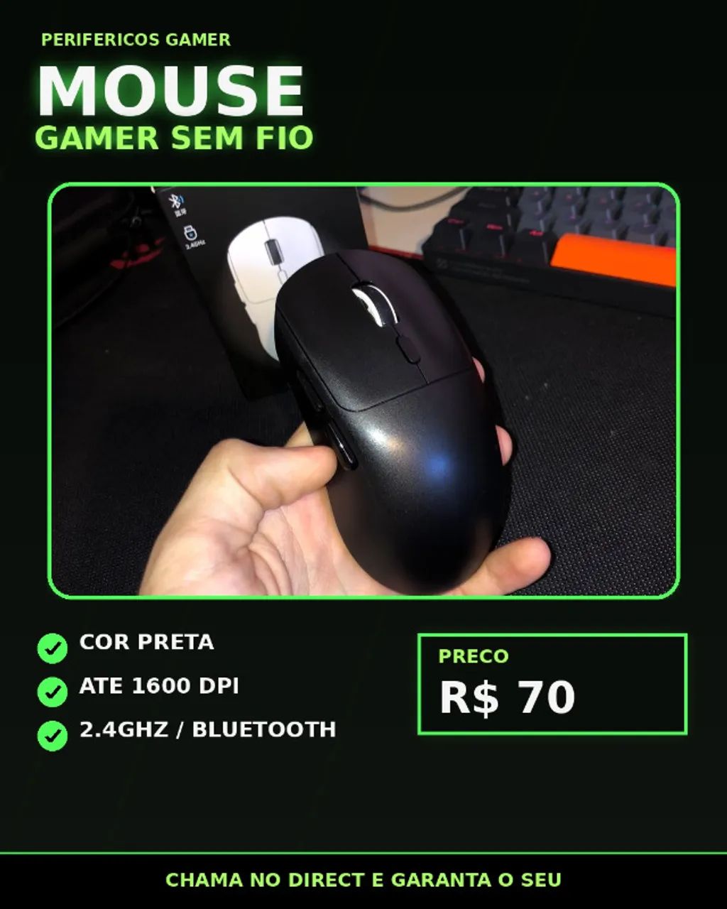 Teclados e mouses