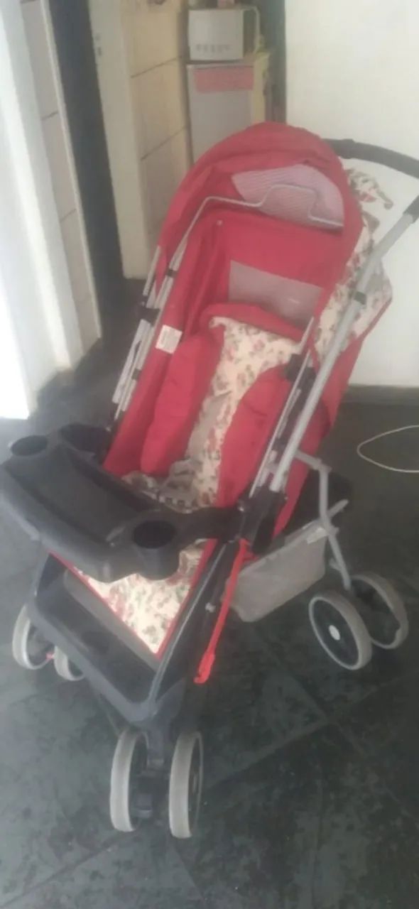 Vendo carrinho de bebê Menina - Foto 2