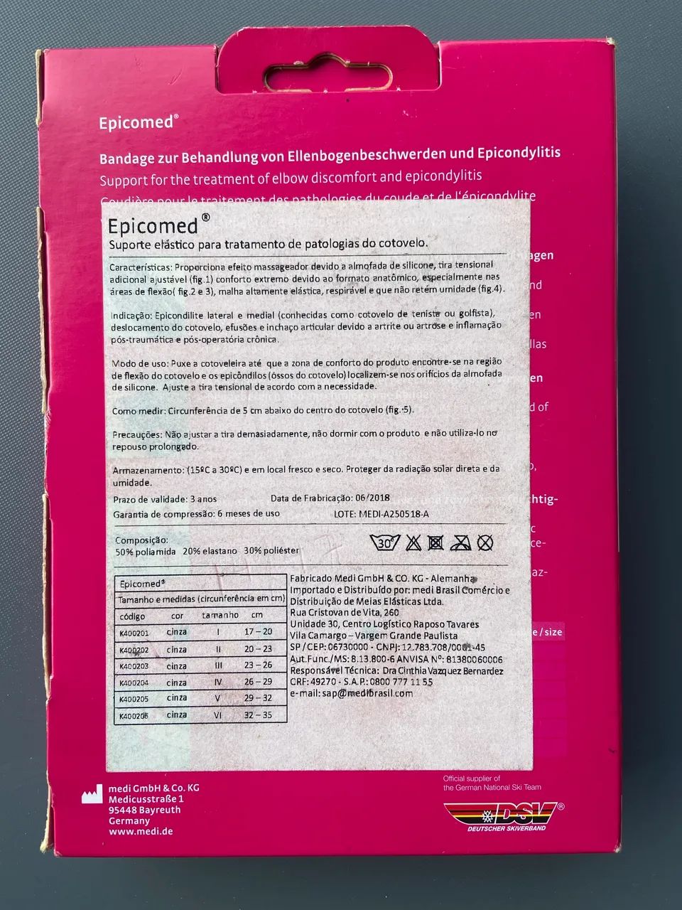 Suporte elástico para cotovelo  - Foto 2
