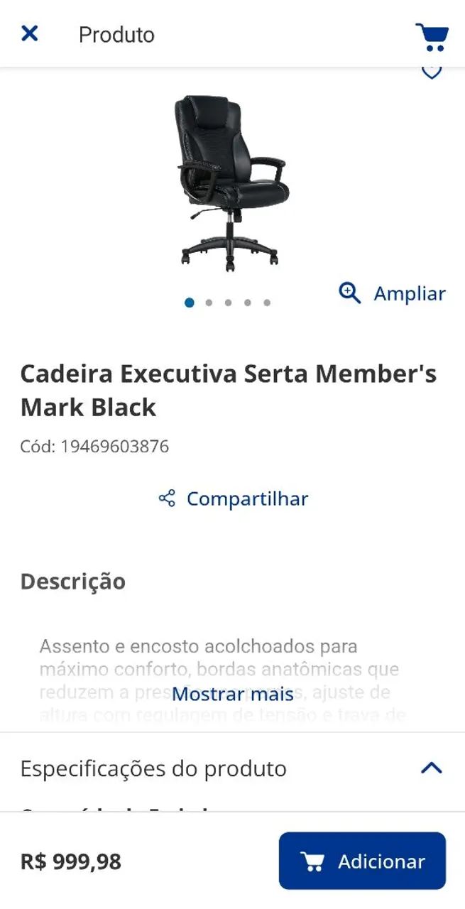 Cadeira Executiva para escritório  - Foto 3