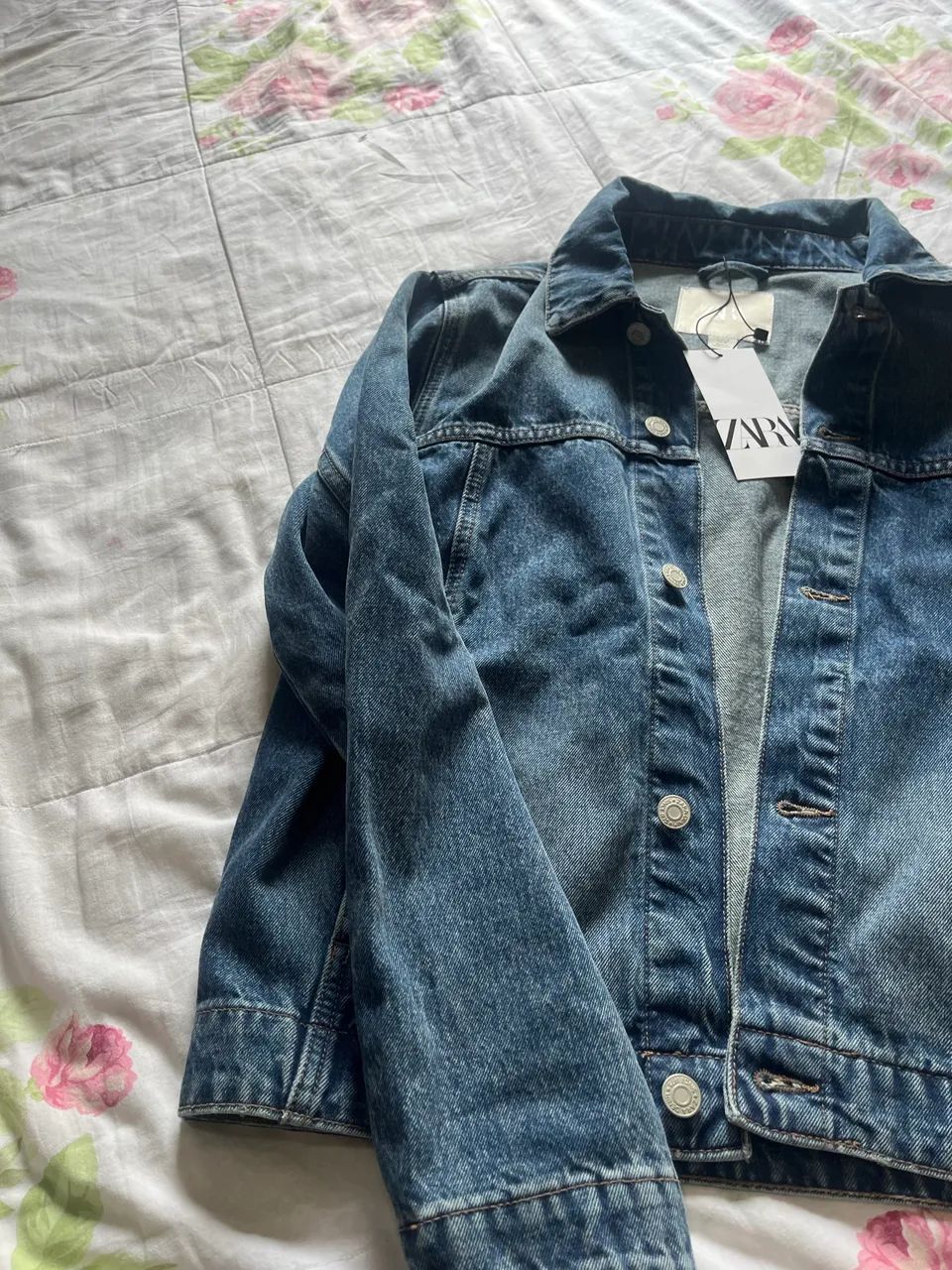 Jaqueta jeans masc. zara nova com etiqueta  - Foto 2