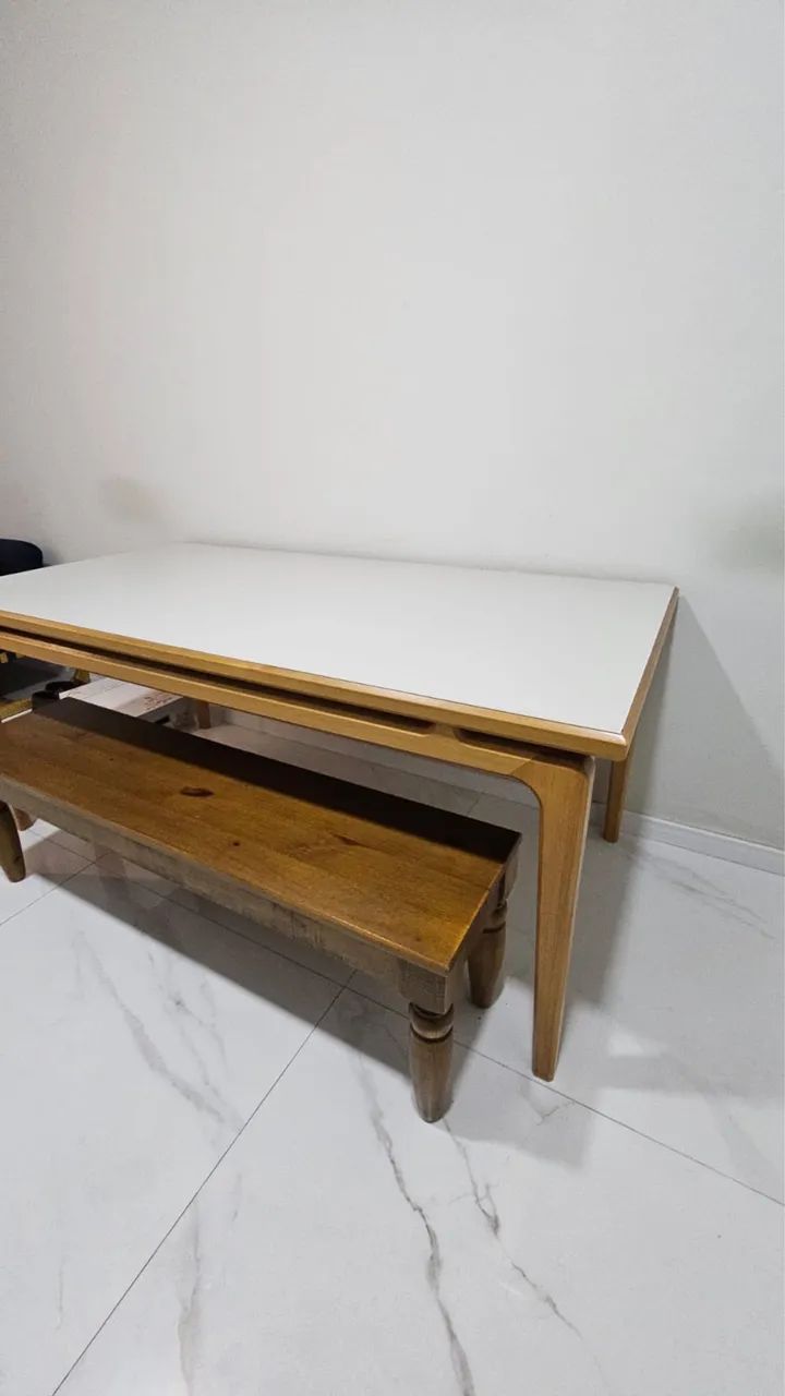 Mesa de jantar e banco - Foto 3
