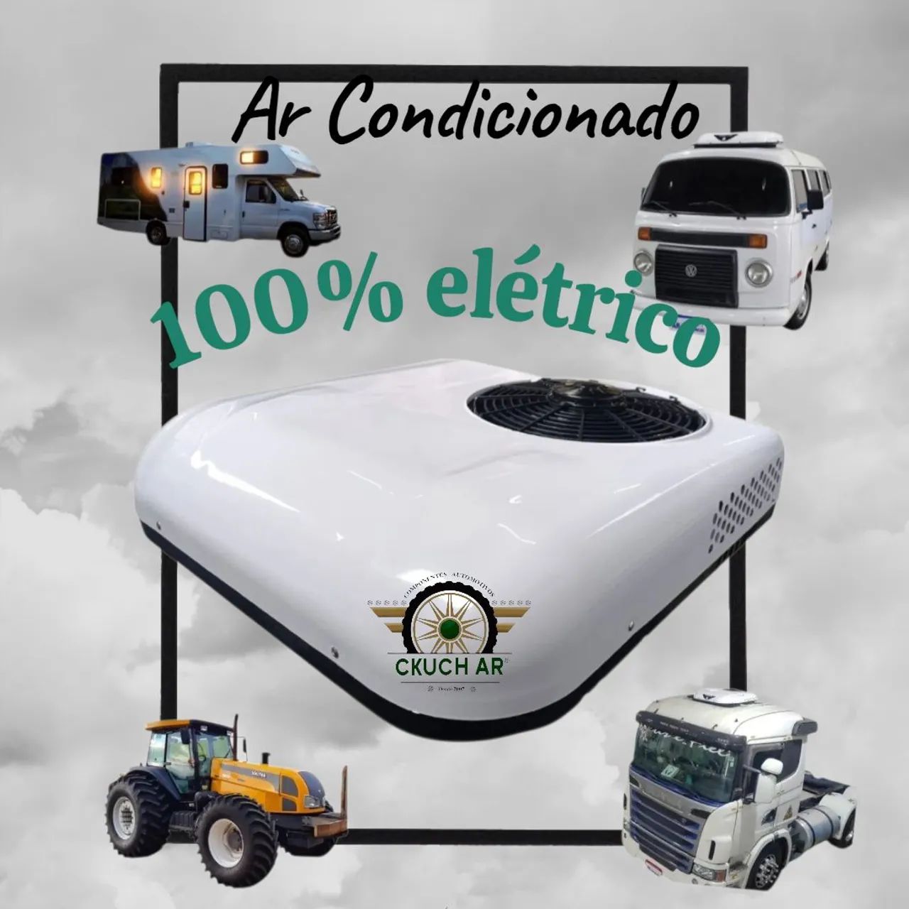Kit ar condicionado teto elétrico 