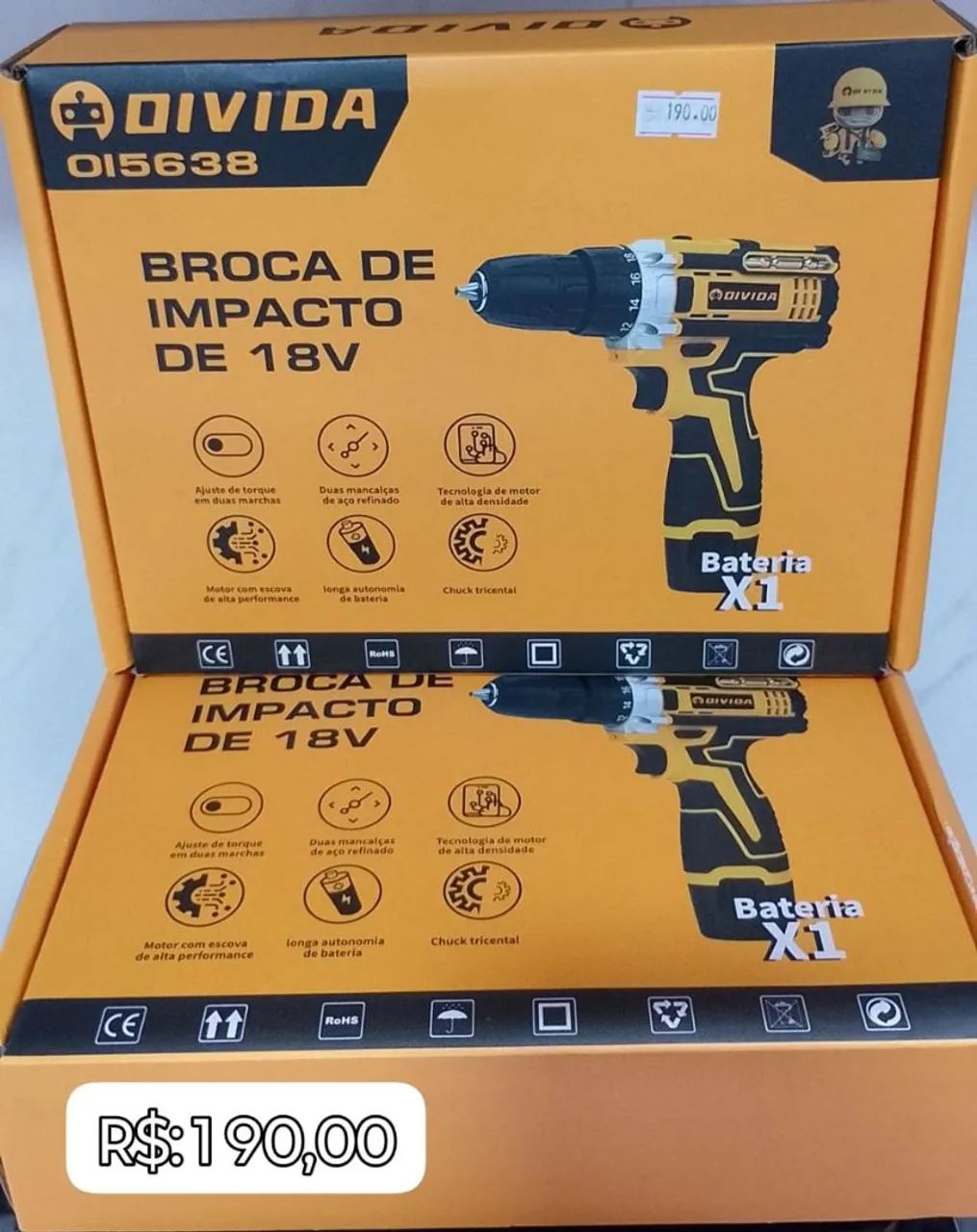 Vendo parafusadeira a bateria 18v