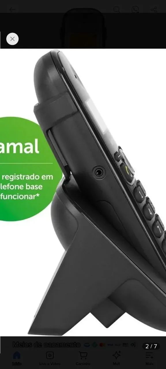 Ramal sem fio Intelbras  - Foto 3