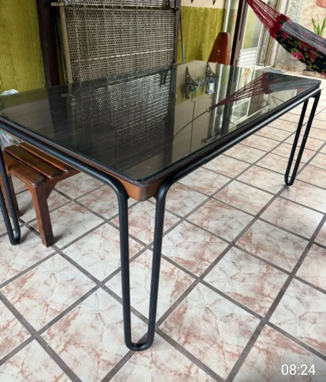 Mesa pes galvanizado