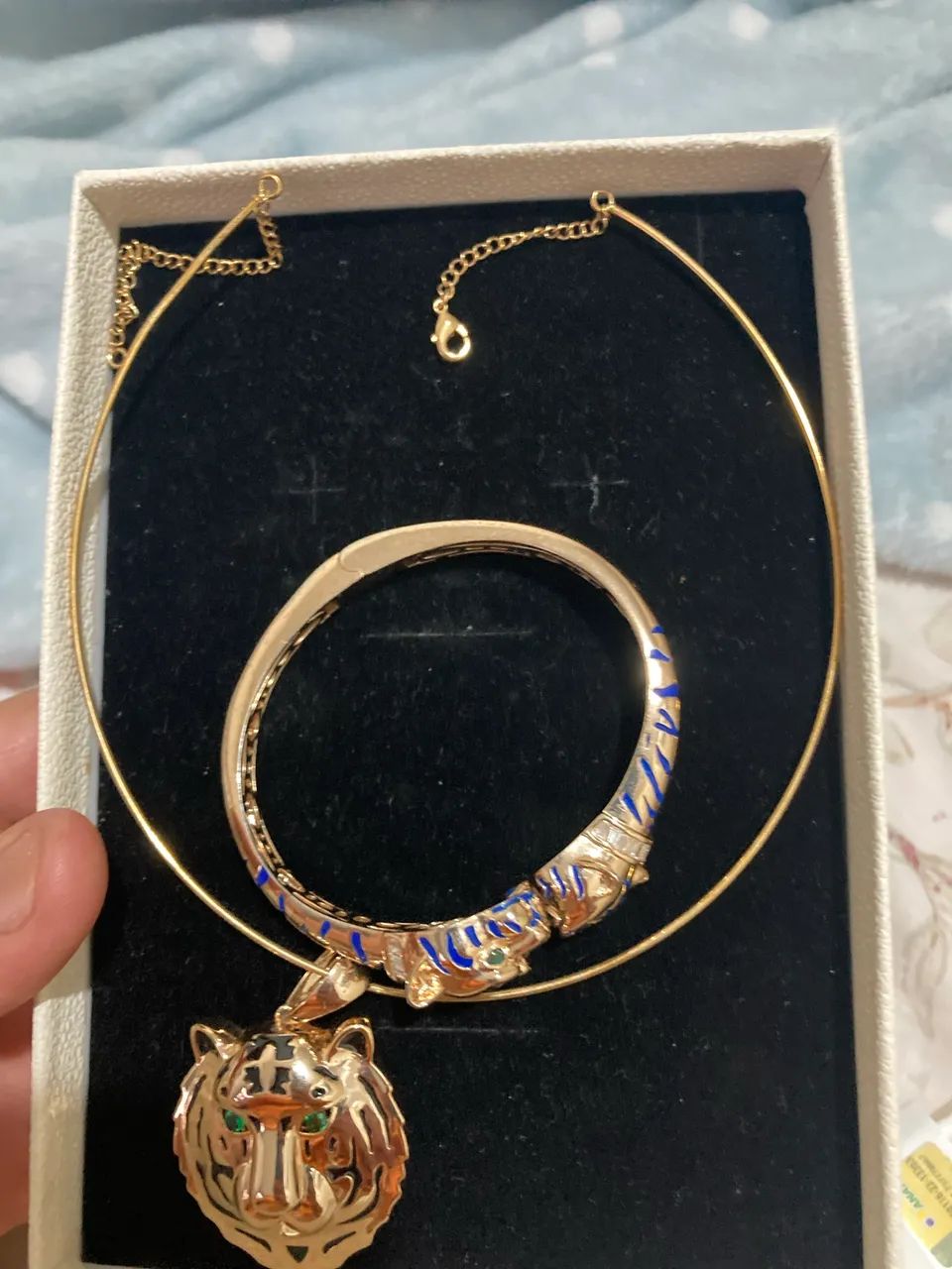 conjunto de semi joias pulseira e colar - Foto 3