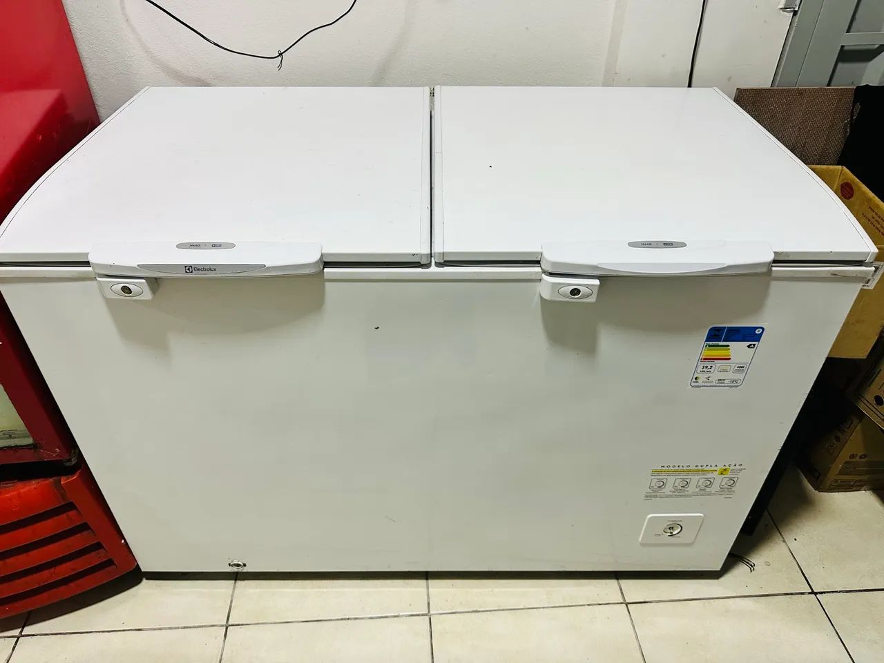 Freezer Horizontal 2 portas Eletrolux 440L