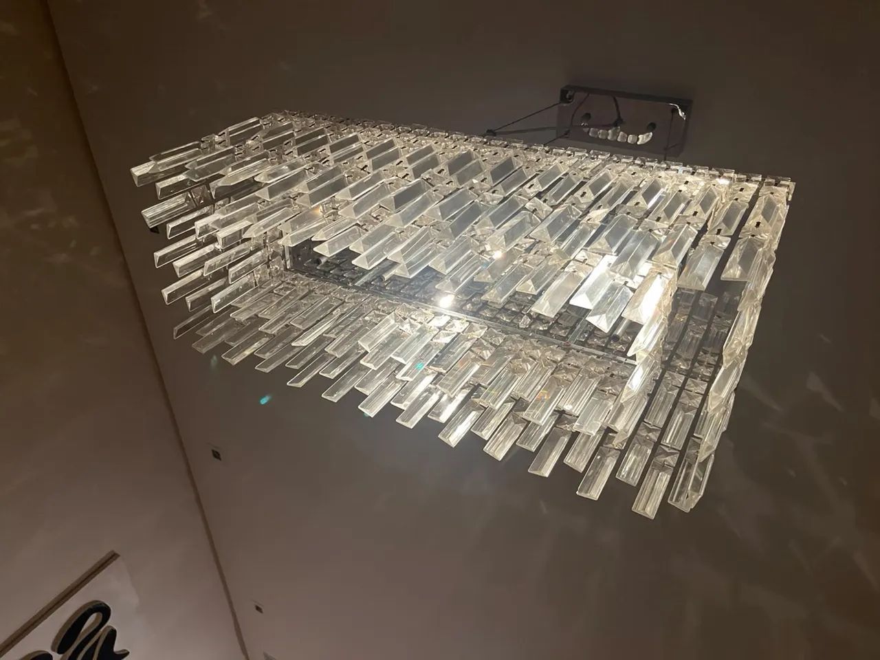 Lustre para mesa jantar em cristal - Foto 2
