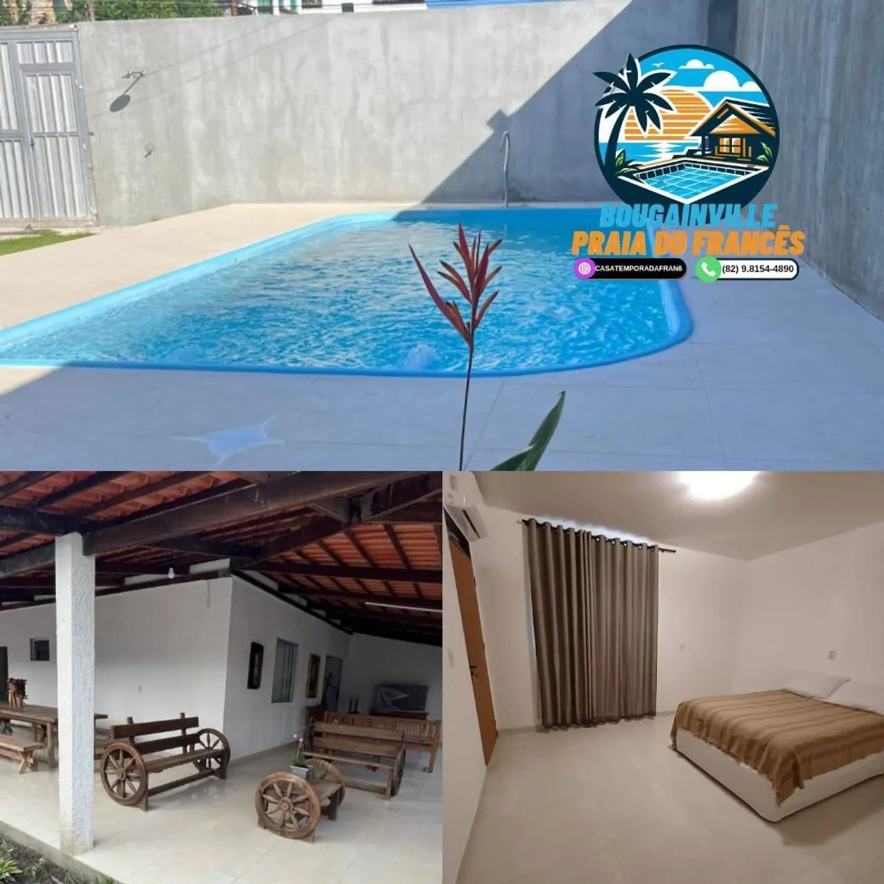 Alugo casa na praia do Francês.   - Foto 3