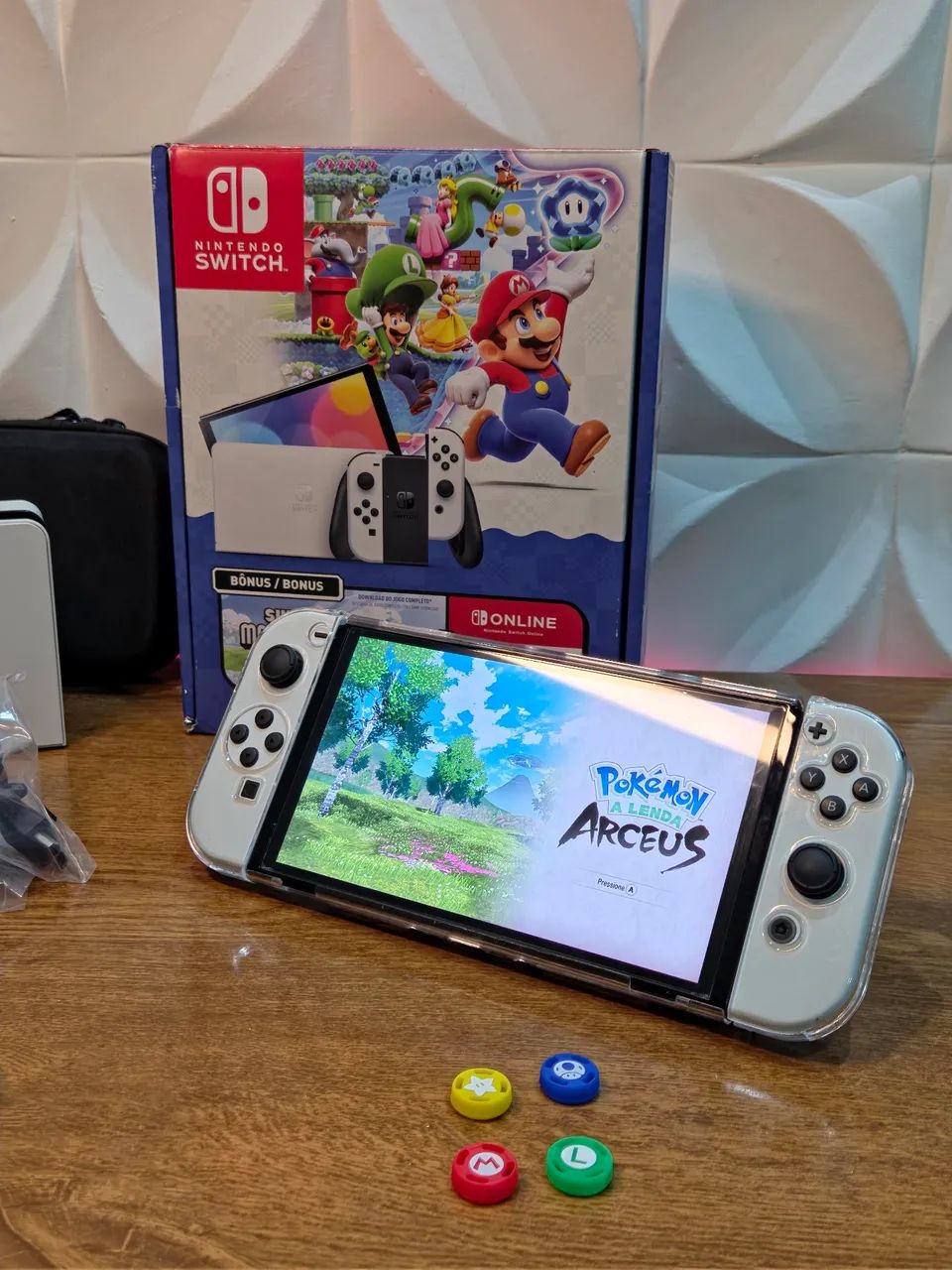 Nintendo Switch OLED - DESBLOQUEADO - Foto 4