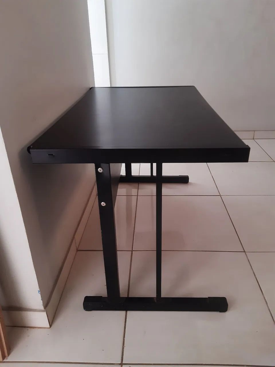 Mesa grande escritório preta - Foto 5