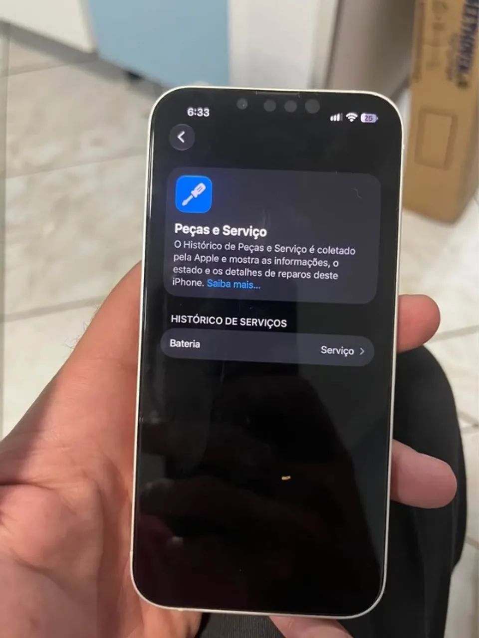 Iphone 13 128gb branco, troco ou vendo - Foto 5