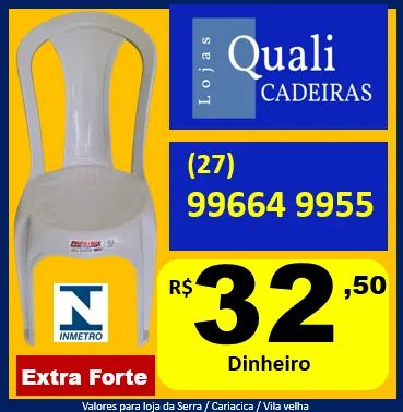 Cadeira Plastica EXTRA FORTE