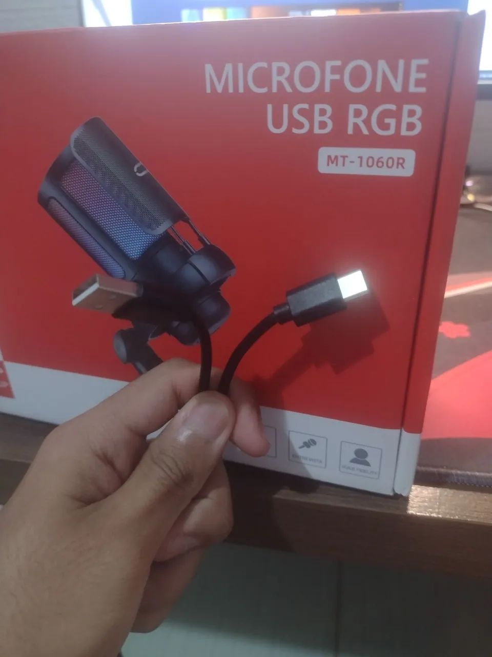 Microfone Tomate MT-1060R444717172534159363