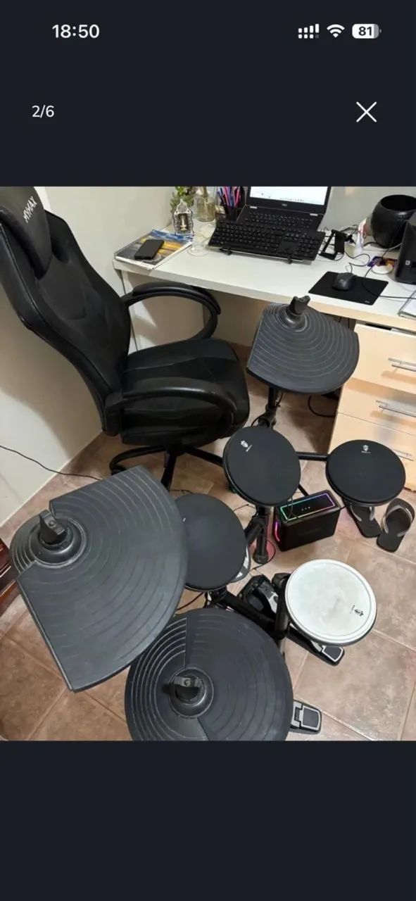 Bateria Eletrônica PGS tech