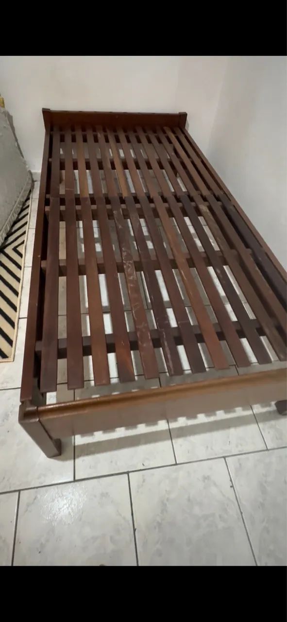 Cama Solteiro de Madeira em Ótimo Estado ? - Foto 3