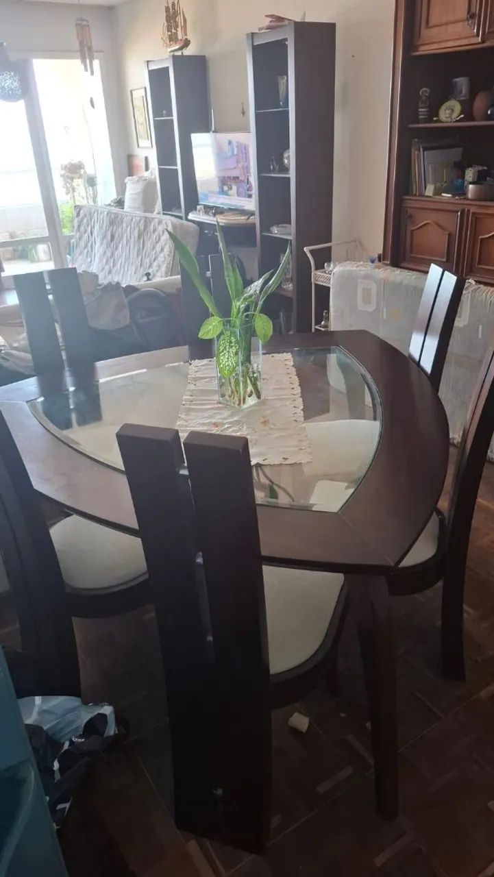 Mesa de jantar com 6 cadeiras 