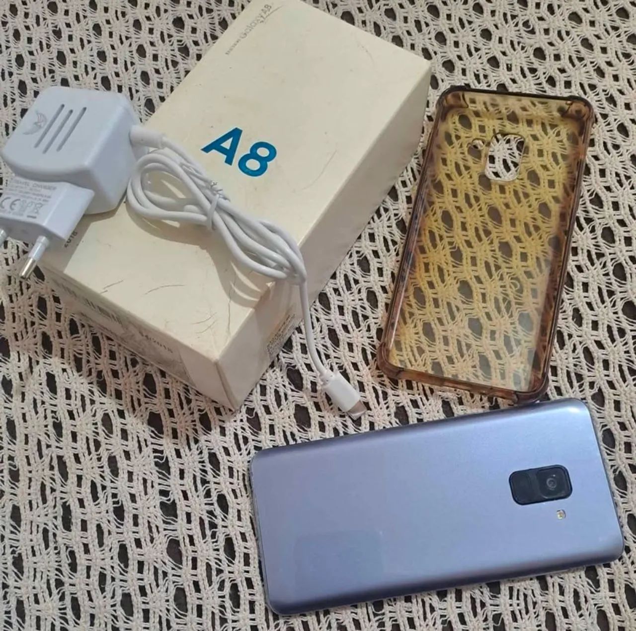 SAMSUNG A8 NFC CAIXA E ACESSÓRIOS  - Foto 3