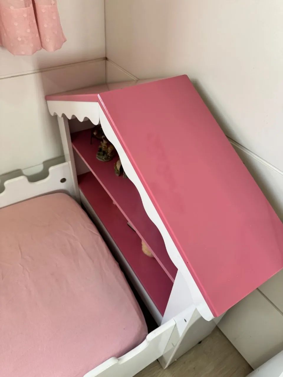 Cama Infantil Casinha Princesa Menina C/ Grade Proteção  - Foto 3