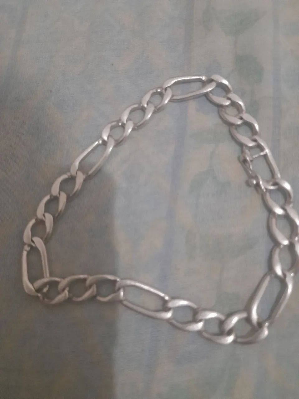 Pulseira de prata maciça