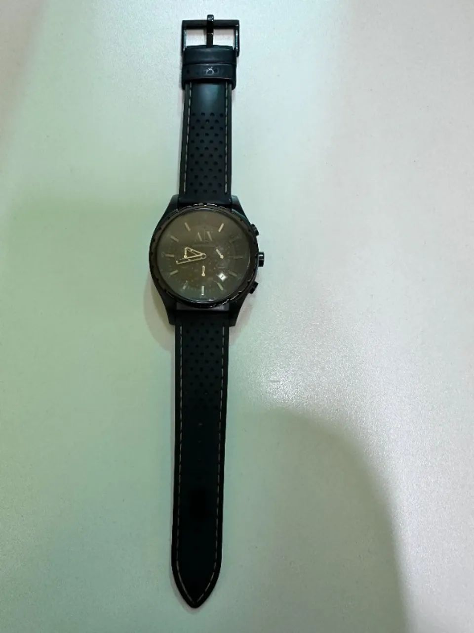 Relogio Pulso Masculino Armani Exchange Preto - Foto 3