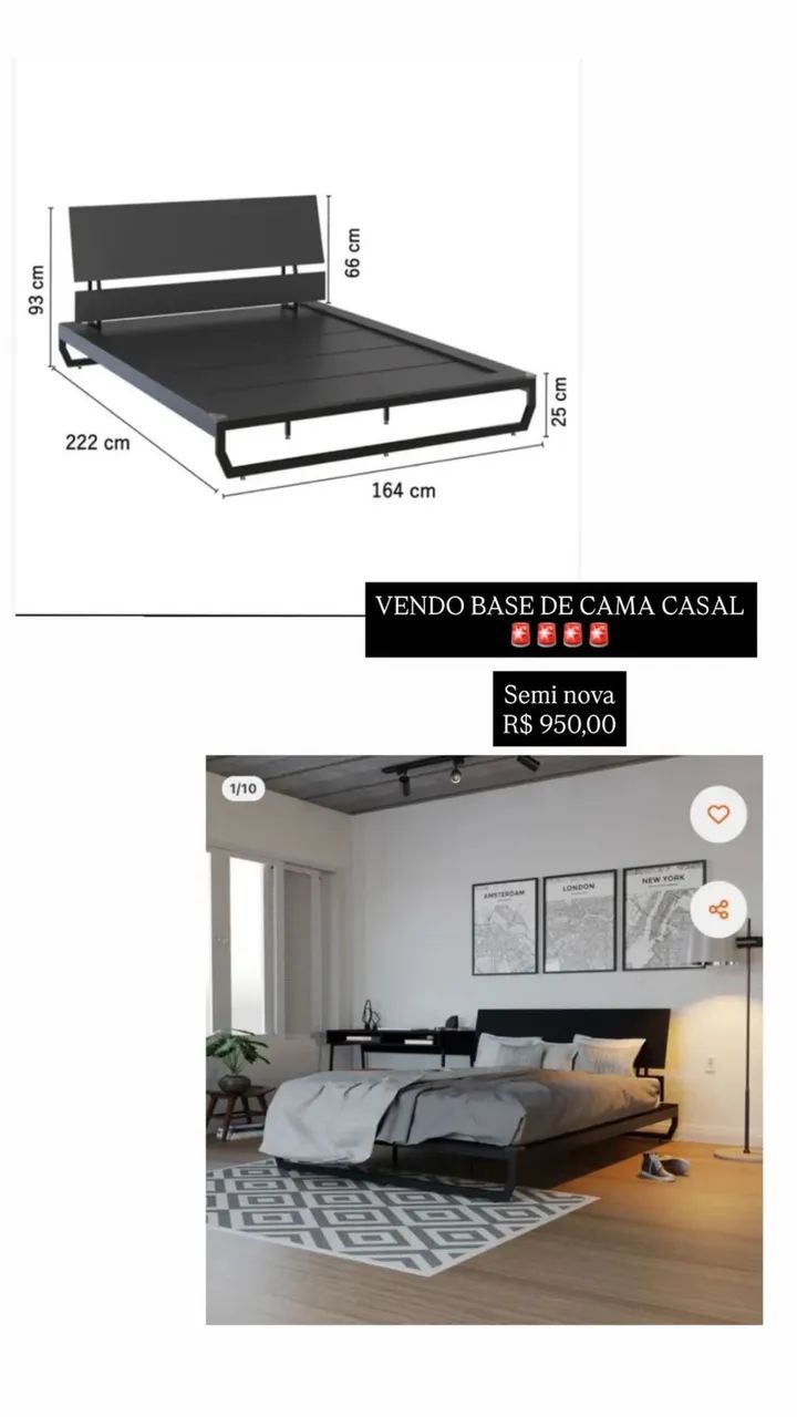 base de cama 
