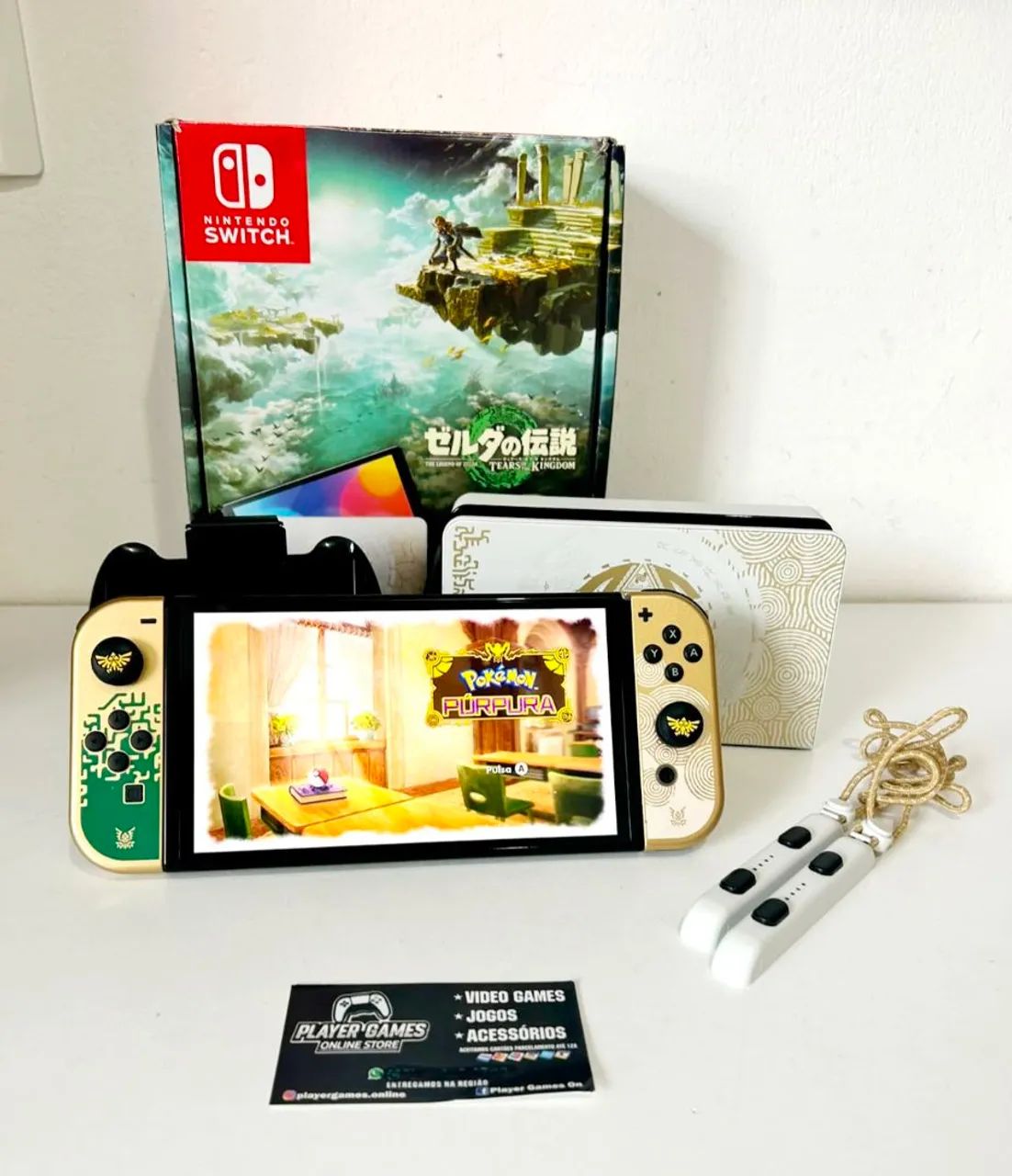 Nintendo Switch Oled Edição ZELDA! (Aceito Cartão)
