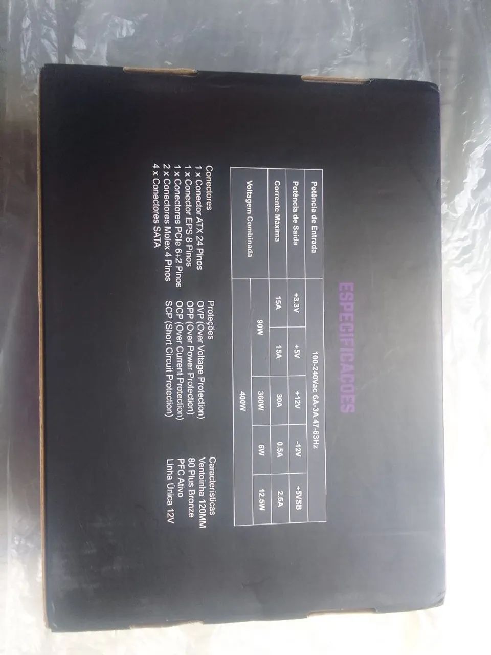 Fonte mancer thunder 400w 80 plus bronze  - Foto 2