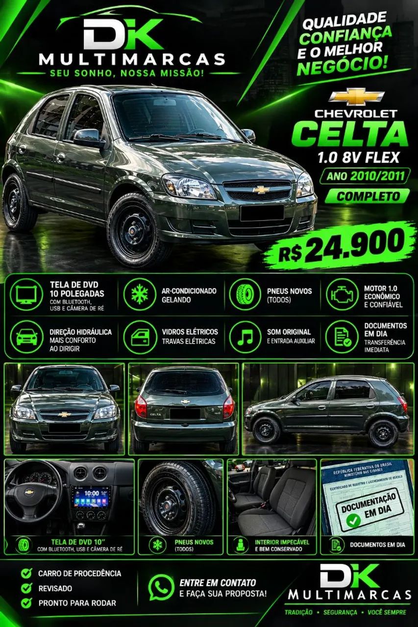 Chevrolet Celta SPIRIT/ LT 1.0 MPFI 8V FLEXP. 5P 2011