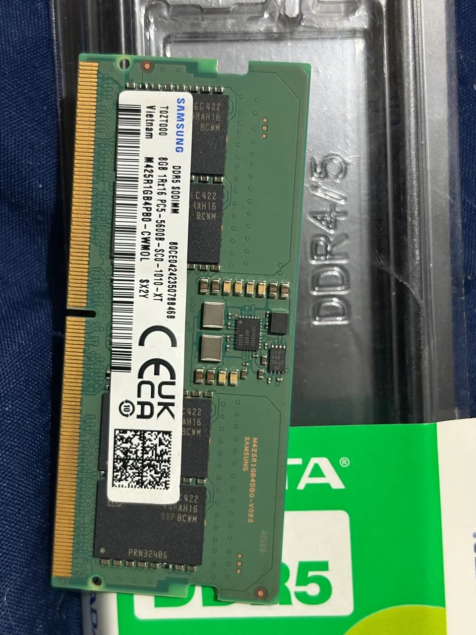 Memória RAM DDR5 para Notebook - 16 GB-8GB Samsung (2 unidades