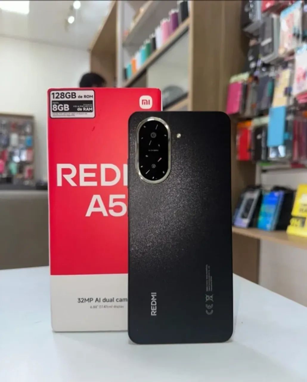 Celular Xioami Redmi A5 4/128GB - Novo, Lacrado, Bateria 5000mAh, Tela Grande - Foto 4