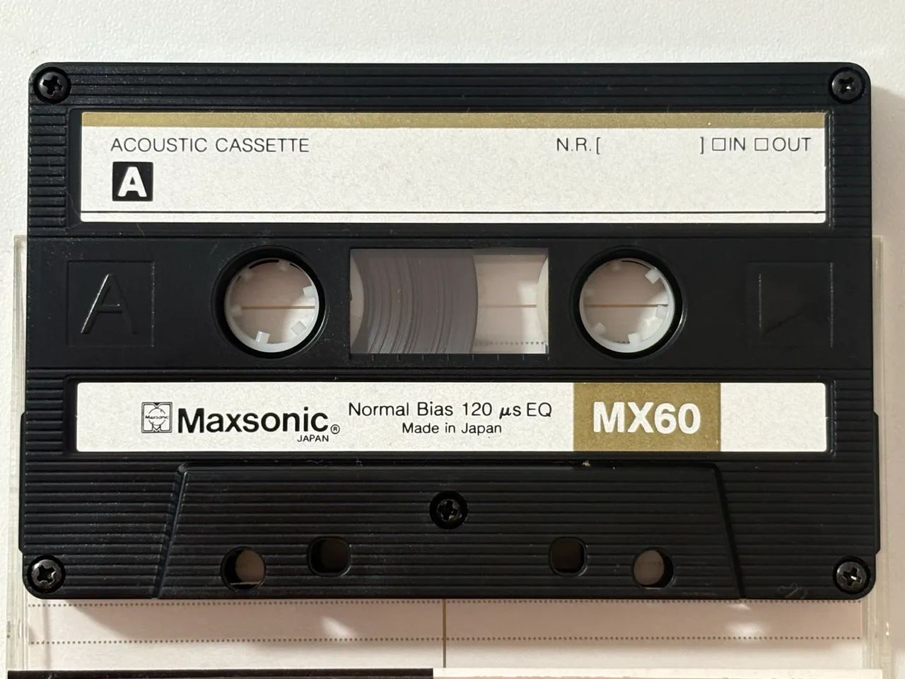 Fita cassete Maxsonic MX60 (Made in Japan) - Foto 3