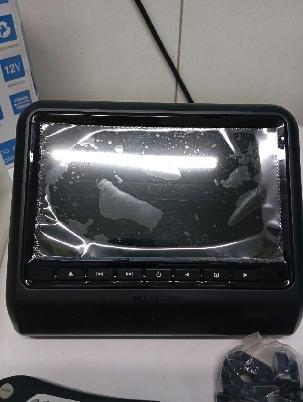 DVD Player 9" Para Descanso De Cabeça 