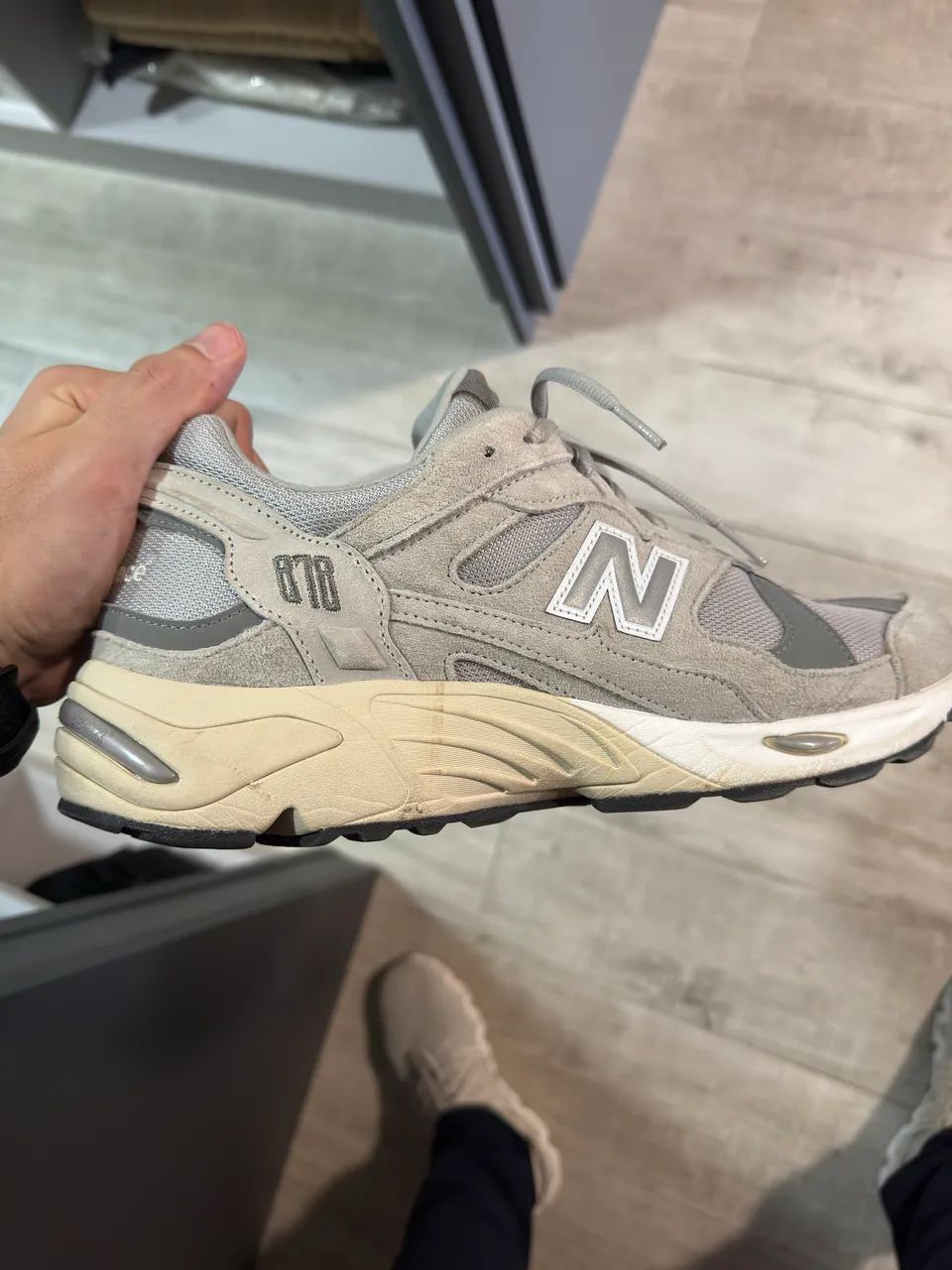 New Balance Tênis 878 de Camurça / Cinza - Foto 3