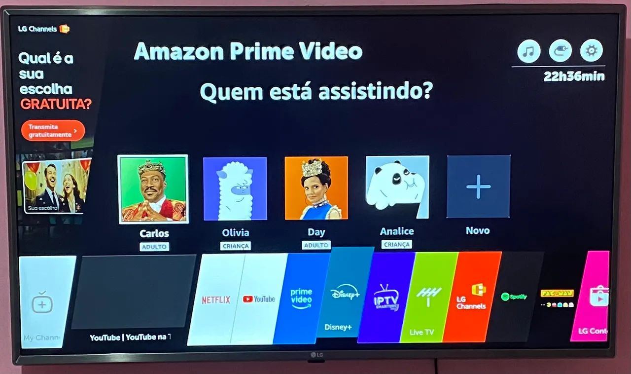 Tv smart de 43 polegadas LG  - Foto 4