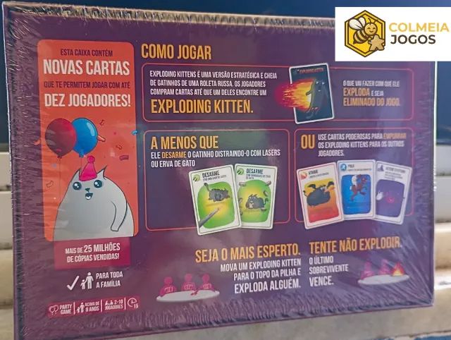 Exploding Kittens Para a Galera / Novo e Lacrado - Foto 2