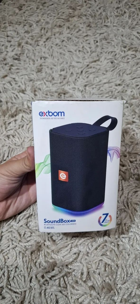 ? Caixa de Som Exbom SoundBox LED - CS-M31BT - Foto 5